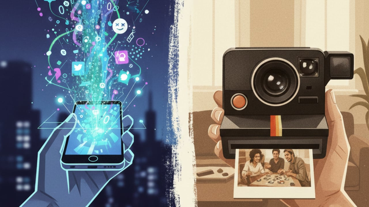 צפייה בסרט המלא - בחזרה לחיים אנלוגיים - לצפיה בטריילר